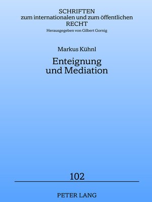 cover image of Enteignung und Mediation